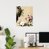 Giuseppe Castiglione - Paeony Fine Art Poster (Thuiskantoor)