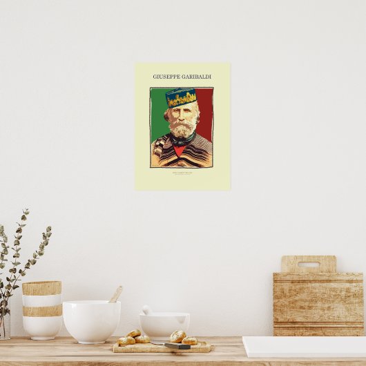 Giuseppe Garibaldi Poster (Keuken)
