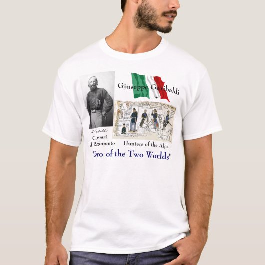 Giuseppe Garibaldi T-shirt (Voorkant)