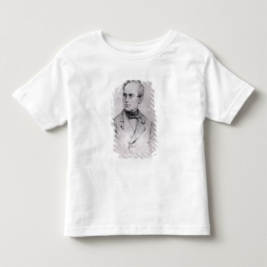 Giuseppe Mazzini (1805-72) 1830 (houtskool) (m/v) Kinder Shirts (Voorkant)