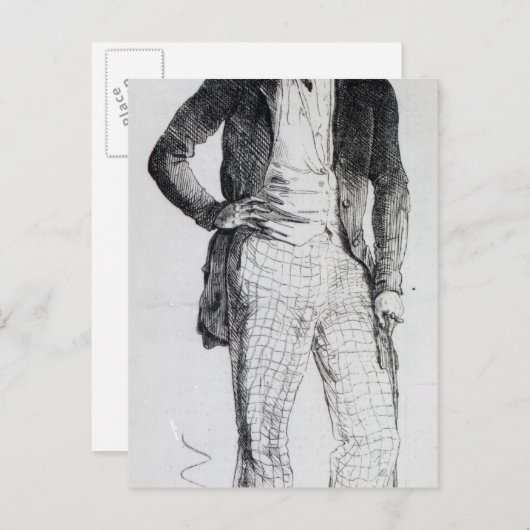 Giuseppe Mazzini Briefkaart (Voorkant / Achterkant)