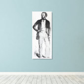 Giuseppe Mazzini Canvas Afdruk (Insitu (Houten vloer))