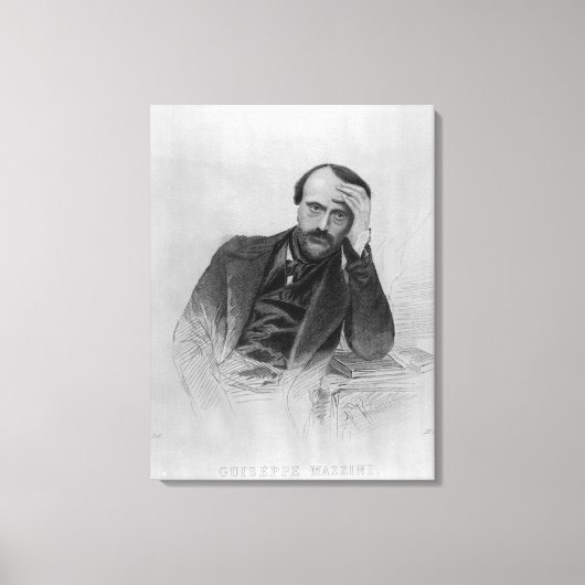 Giuseppe Mazzini Canvas Afdruk (Voorkant)