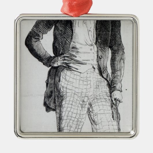 Giuseppe Mazzini Metalen Ornament (Voorkant)