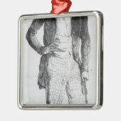 Giuseppe Mazzini Metalen Ornament (Links)