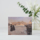 Giuseppe Nittis - De ruïnes van de Tuileries Briefkaart (Staand voorkant)