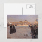 Giuseppe Nittis - De ruïnes van de Tuileries Briefkaart (Voorkant / Achterkant)