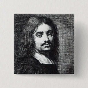 Giuseppe Ribera Vierkante Button 5,1 Cm