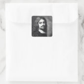 Giuseppe Ribera Vierkante Sticker (Tas)
