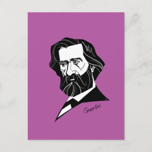 Giuseppe Verd Briefkaart