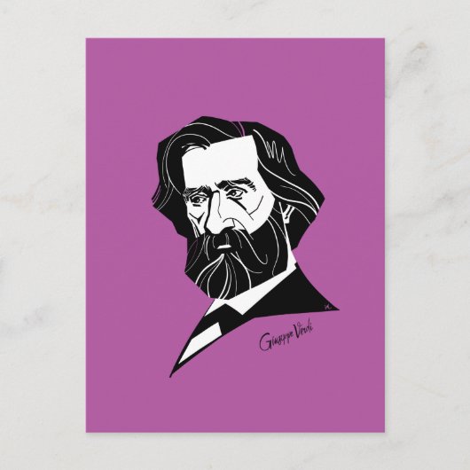 Giuseppe Verd Briefkaart (Voorkant)