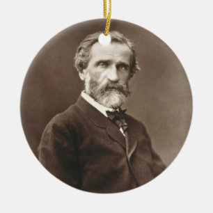 Giuseppe Verdi (1813-1901) van 'Galerie Contempor' Keramisch Ornament