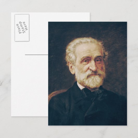 Giuseppe Verdi Briefkaart (Voorkant / Achterkant)