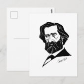 Giuseppe Verdi Briefkaart (Voorkant / Achterkant)