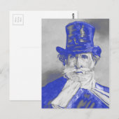 Giuseppe Verdi Briefkaart (Voorkant / Achterkant)