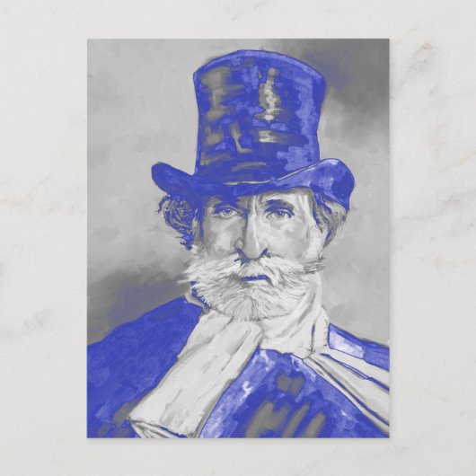 Giuseppe Verdi Briefkaart (Voorkant)