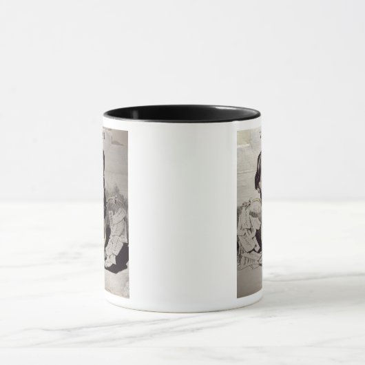 Giuseppe Verdi , karikatuur, 1860's Mok (Midden)