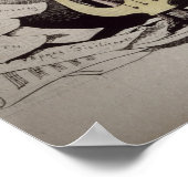 Giuseppe Verdi , karikatuur, 1860's Poster (Hoek)