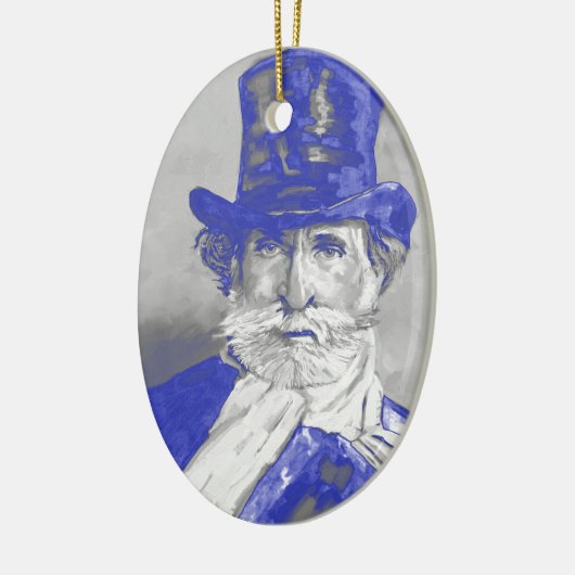 Giuseppe Verdi Keramisch Ornament (Links)