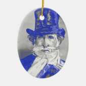 Giuseppe Verdi Keramisch Ornament (Voorkant)
