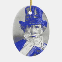 Giuseppe Verdi Keramisch Ornament