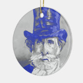 Giuseppe Verdi Keramisch Ornament (Links)