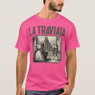 Giuseppe Verdi La Traviata Opera Design voor een o T-shirt