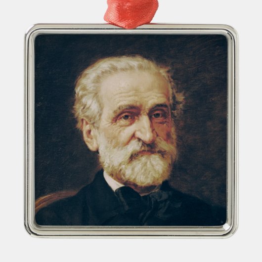 Giuseppe Verdi Metalen Ornament (Voorkant)