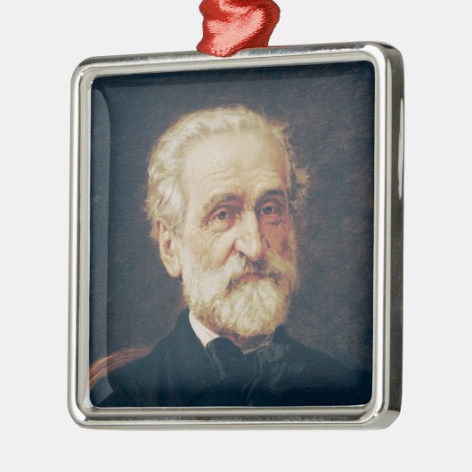 Giuseppe Verdi Metalen Ornament (Links)