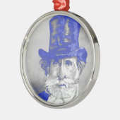 Giuseppe Verdi Metalen Ornament (Links)