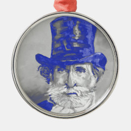 Giuseppe Verdi Metalen Ornament
