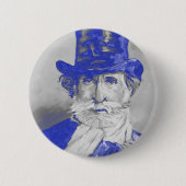 Giuseppe Verdi Ronde Button 5,7 Cm (Voorkant)
