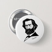 Giuseppe Verdi Ronde Button 5,7 Cm (Voorkant /achterkant)