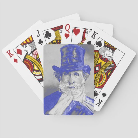 Giuseppe Verdi Speelkaarten (Achterkant)