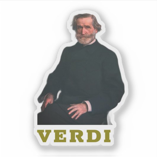 Giuseppe Verdi Sticker (Voorkant)