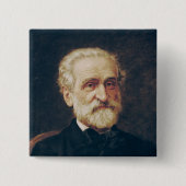 Giuseppe Verdi Vierkante Button 5,1 Cm (Voorkant)