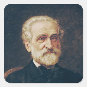 Giuseppe Verdi Vierkante Sticker