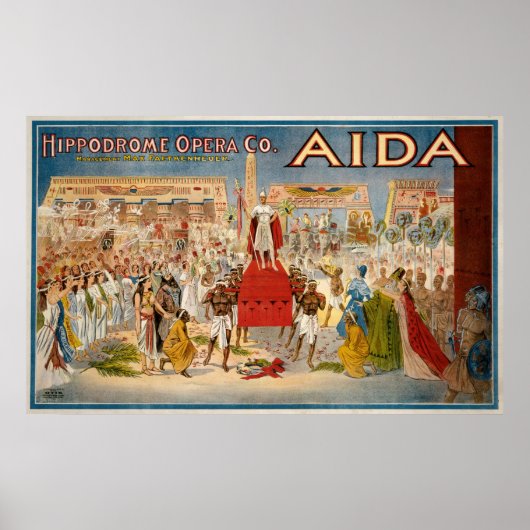 Giuseppe Verdi's Aida Poster (Voorkant)