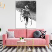 Giusto Cerutti Tour de France 1928 After the Wreck Canvas Afdruk (Insitu (Woonkamer))