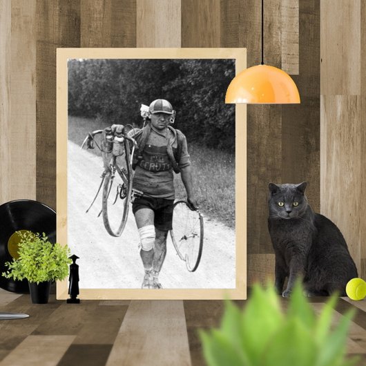 Giusto Cerutti Tour de France 1928 After the Wreck Poster