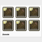 Giuvintschella 23 avust fin 23 settember Aufkleber Vierkante Sticker (Vel)