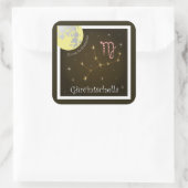 Giuvintschella 23 avust fin 23 settember Aufkleber Vierkante Sticker (Tas)
