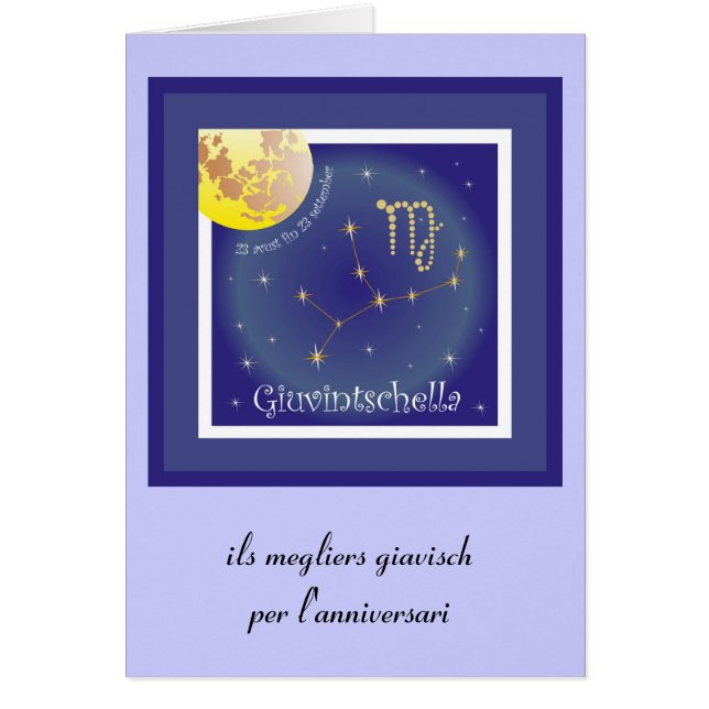 Giuvintschella 23 avust fin 23 settember Karte (Voorkant)