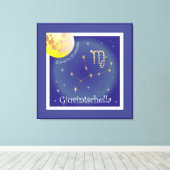 Giuvintschella 23 avust fin 23 settember Leinwand Canvas Afdruk (Insitu (Houten vloer))