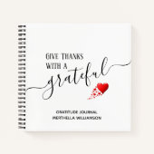 GIVE BEDANKT Christelijk Gratitude Journal Notitieboek (Voorkant)