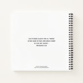 GIVE BEDANKT Christelijk Gratitude Journal Notitieboek (Achterkant)