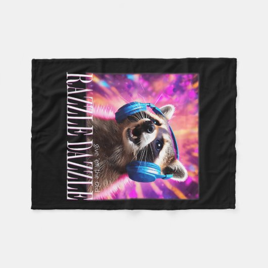 Give Em The Old Razzles Dazzles Retro Y2k 90s Meme Fleece Deken (Voorkant (Horizontaal))
