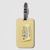 Give it to your mom 1 bagagelabel (Voorkant (verticaal))