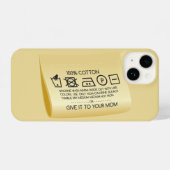 Give it to your mom 1 iPhone hoesje (Achterkant horizontaal)
