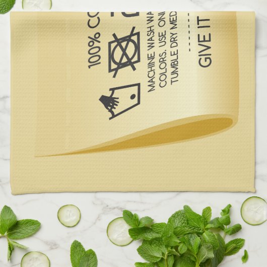 Give it to your mom 1 theedoek (Gevouwen)